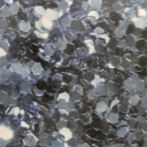 Yoga Democracy Blue Sequin Cropped Leggings - Picture 5 of 5